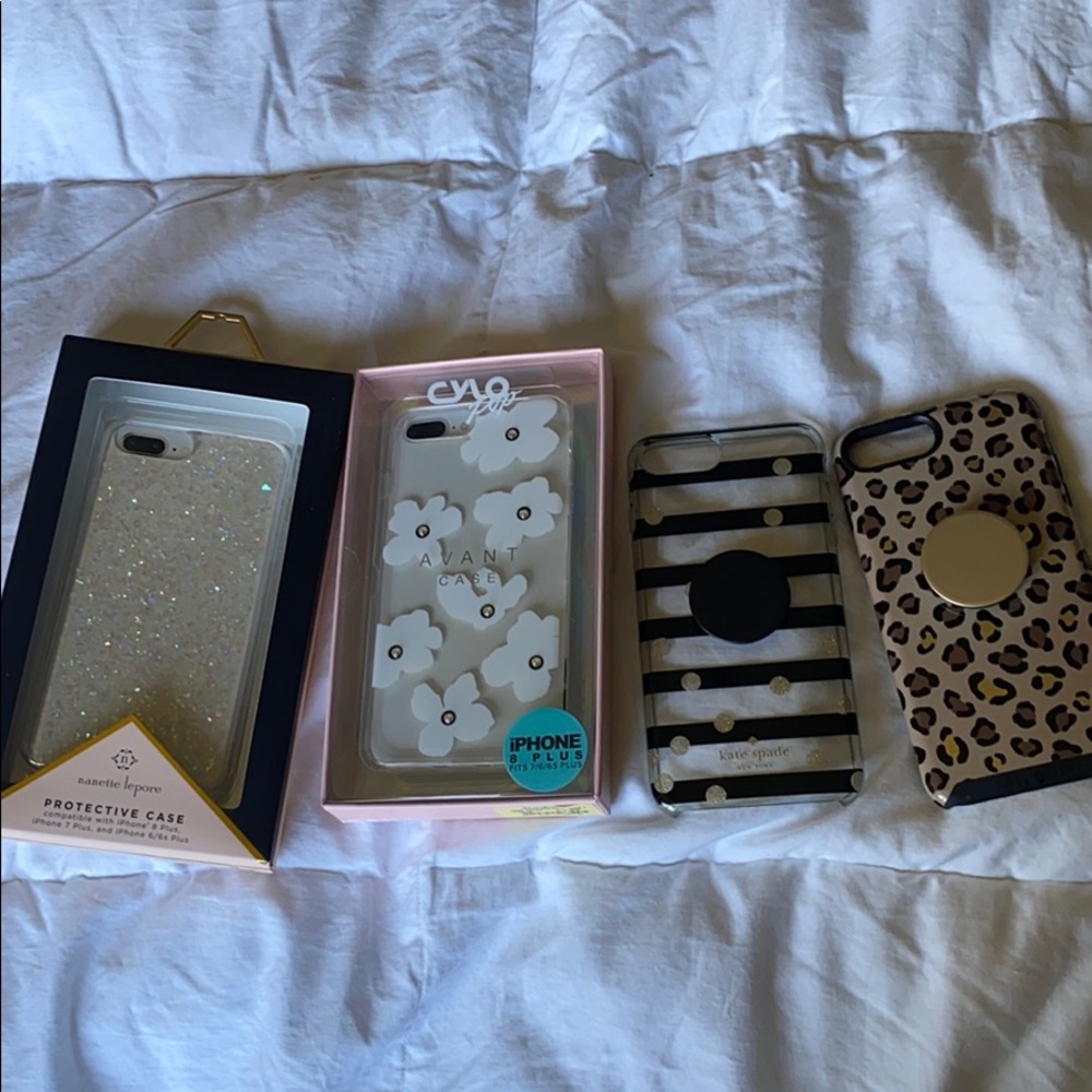 Lot of iPhone 8 Plus cases